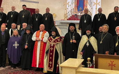 Ecumenical prayer service with the Western Diocese of the Armenian Church
