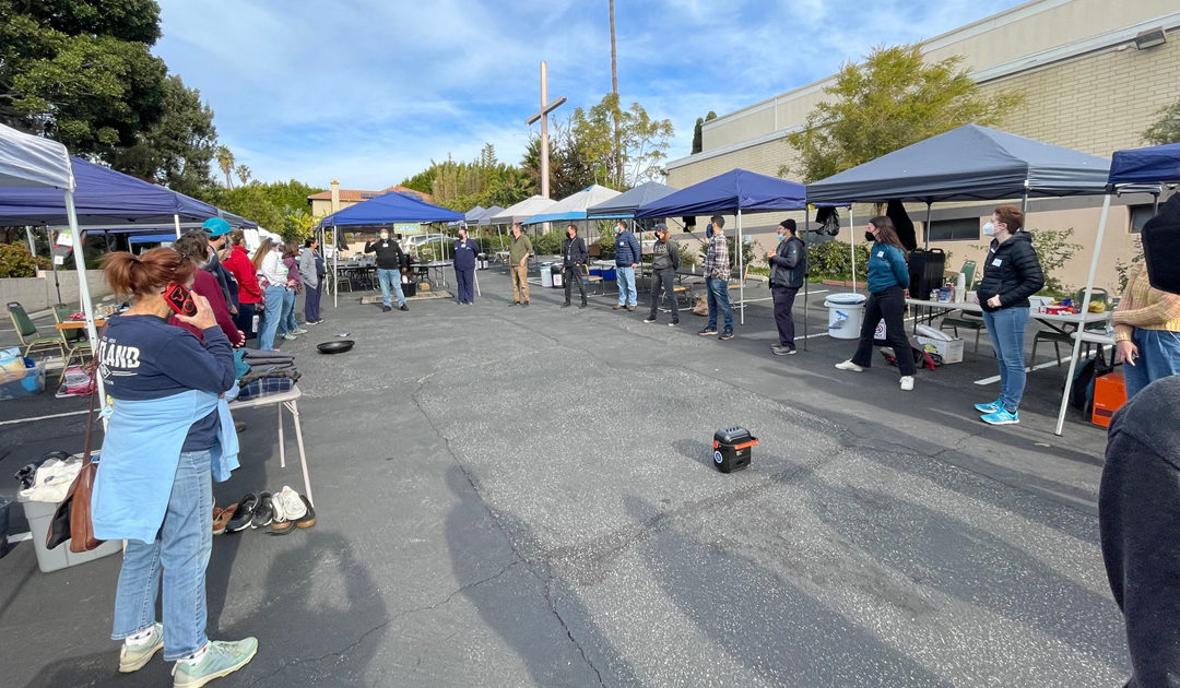 Unhoused neighbors ‘circled’ with care as St. Bede’s, Mar Vista, monthly Access Center shares Christmas spirit year-round