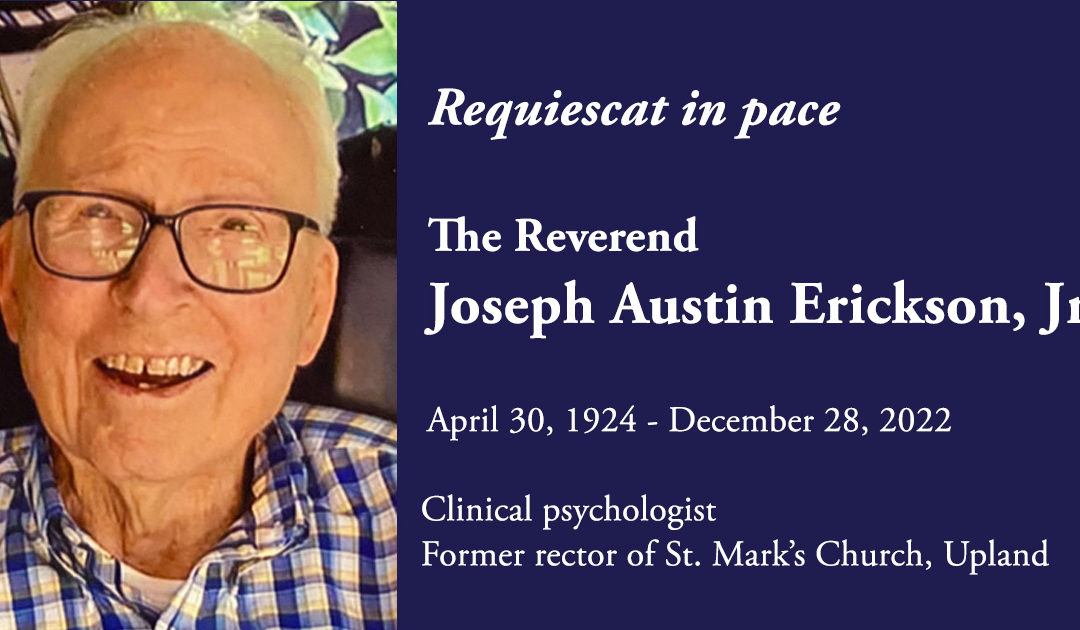 The Rev. Joseph Austin Erickson, Jr.