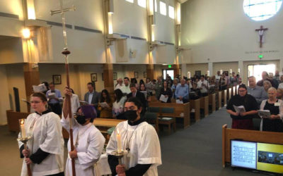 Visiting St. Stephen’s Church, Santa Clarita