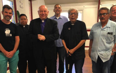 Strategizing at Church of the Epiphany, Los Angeles