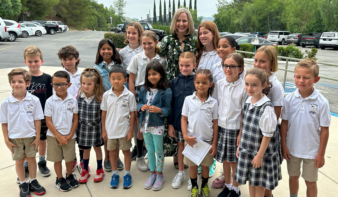 Bishop Taylor installs Jayme L. Johnson as head of school at St. Patrick’s, Thousand Oaks