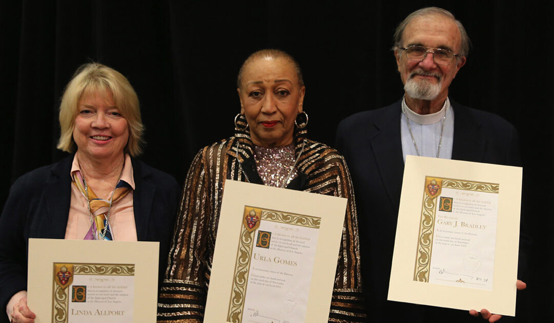 Three named as honorary canons at convention dinner