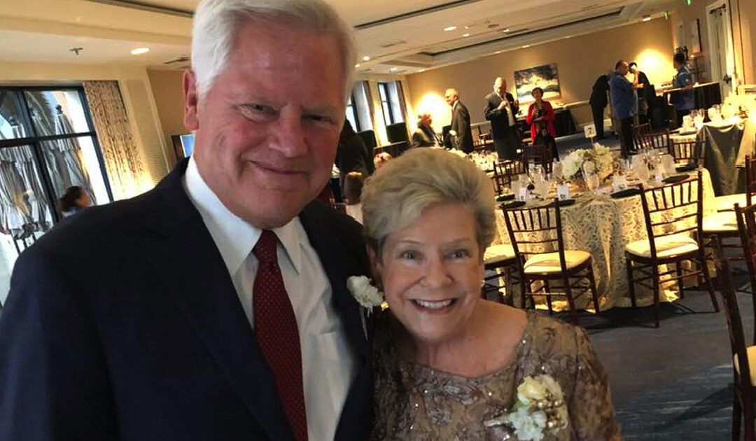 A 50th wedding anniversary celebration