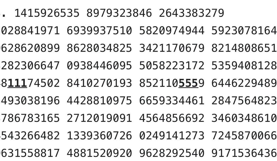 Daily prayer: Pi Day