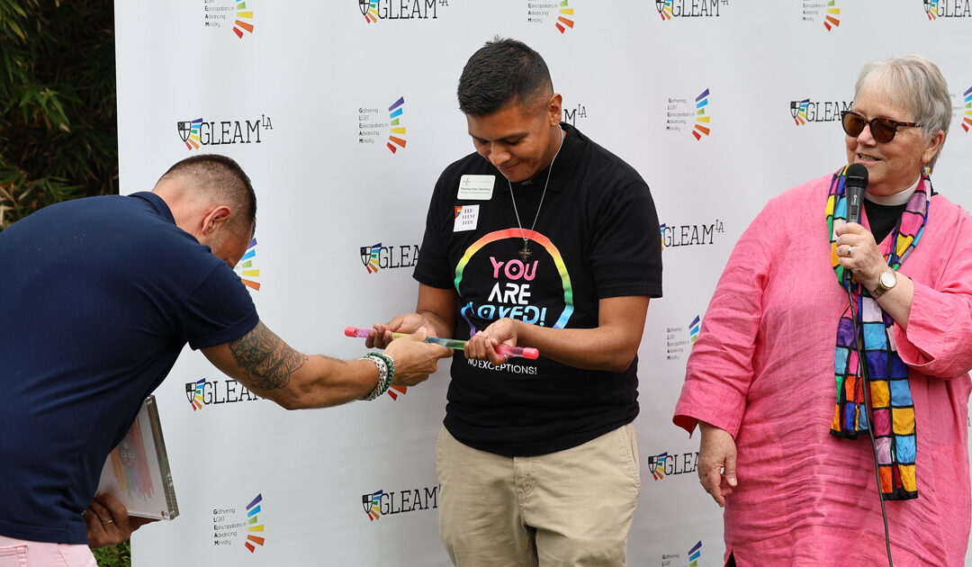New leader takes the rainbow baton at GLEAM’s annual garden party