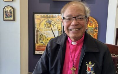 The Rt. Rev. Gerry Engnan visiting