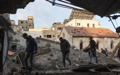 The bombing of Al-Ahli Hospital in Gaza