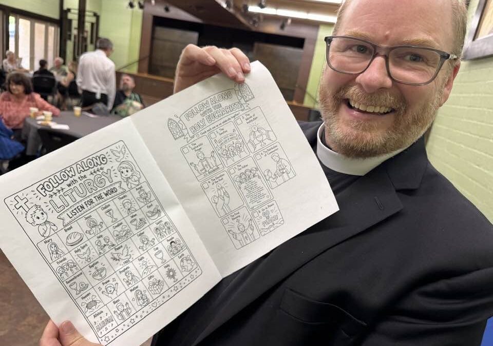 Giving thanks for the Rev. Philip G. Lewis at St. Michael and All Angels, Studio City
